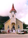 Church we attended in Bora Bora (John Beck).